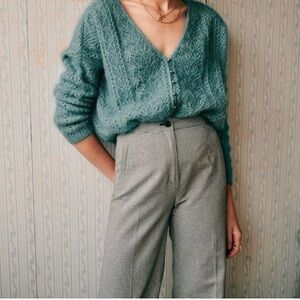 Sézane Houndstooth Martin Trouser